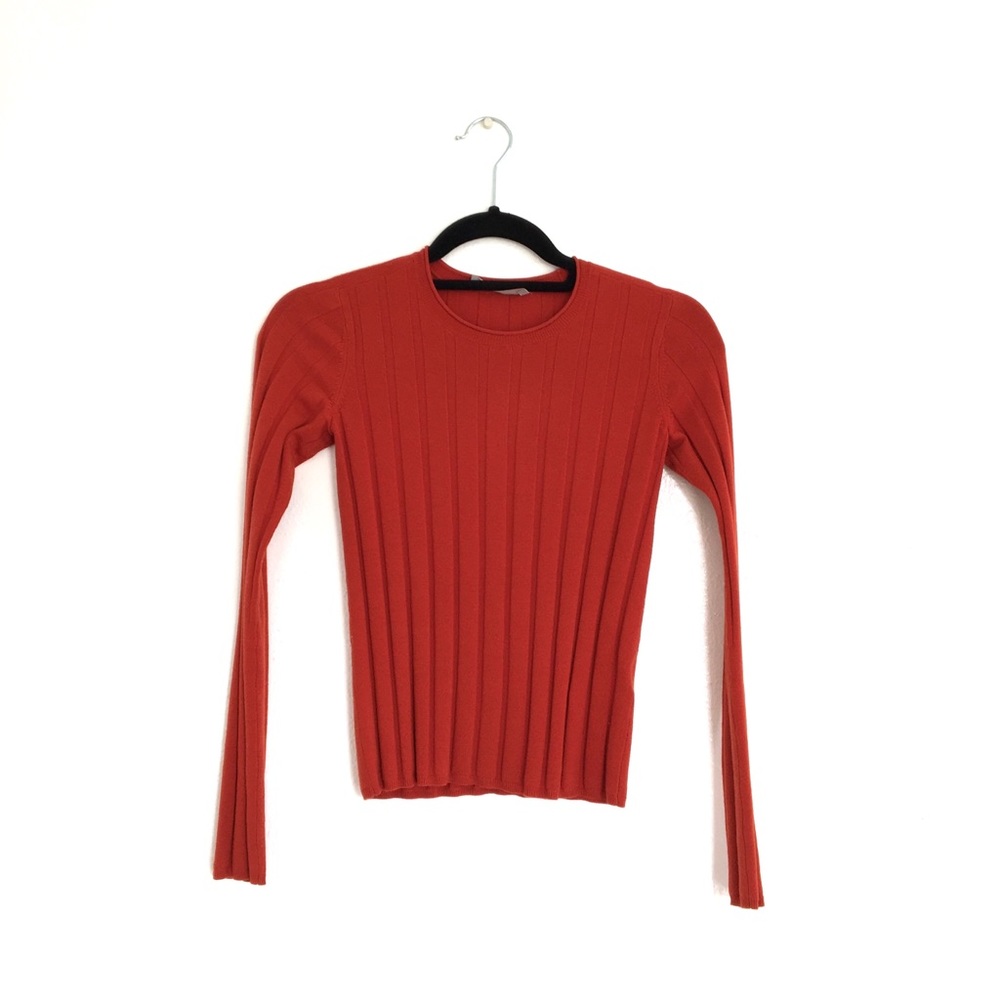 Everlane Ribbed Silk Top XXS